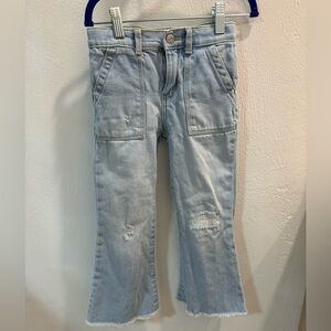 Oshkosh flare distressed jeans